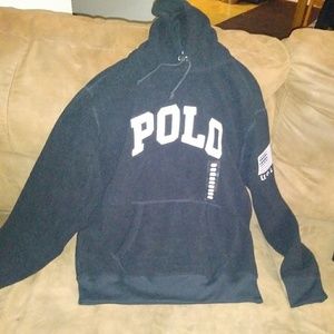 Polo fleece hoodie